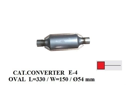 Katalitik Konverter  Üniversal Oval  E-4
